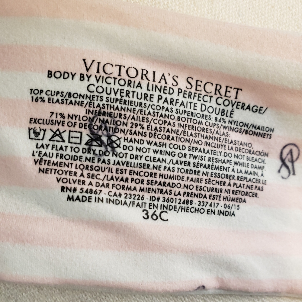 Victoria's Secret Body By Victoria Lined Perfect Coverage - Picture 7 of 8